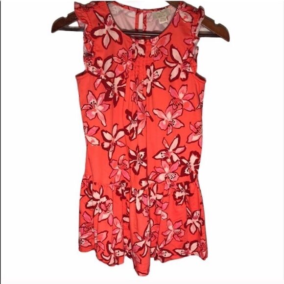 kate spade Other - Kid’s Kate Spade Coral Pink Floral Dress